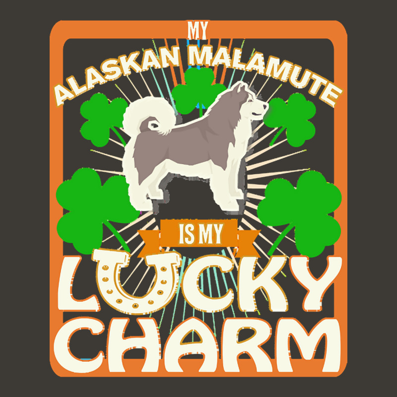 Alaskan Malamute T  Shirt My Alaskan Malamute Is My Lucky Charm   Gift Bucket Hat | Artistshot