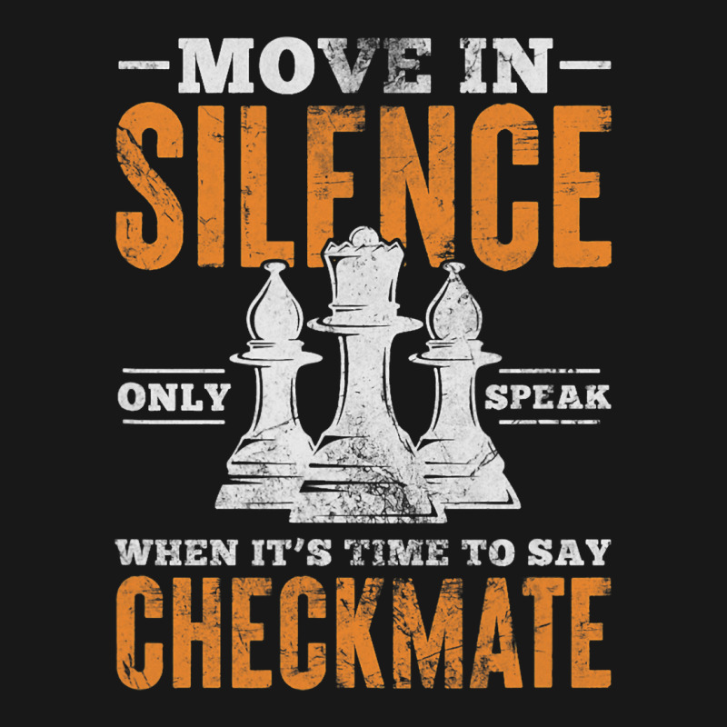 Move In Silence Only Speak When Time To Say Checkm Flannel Shirt by ChastityRentz | Artistshot