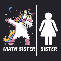 Unicorn Siblings Your Sister My Math Sister Unisex Sherpa-lined Denim Jacket | Artistshot