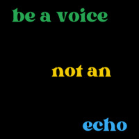 Be A Voice Not An Echo Pocket T-shirt | Artistshot