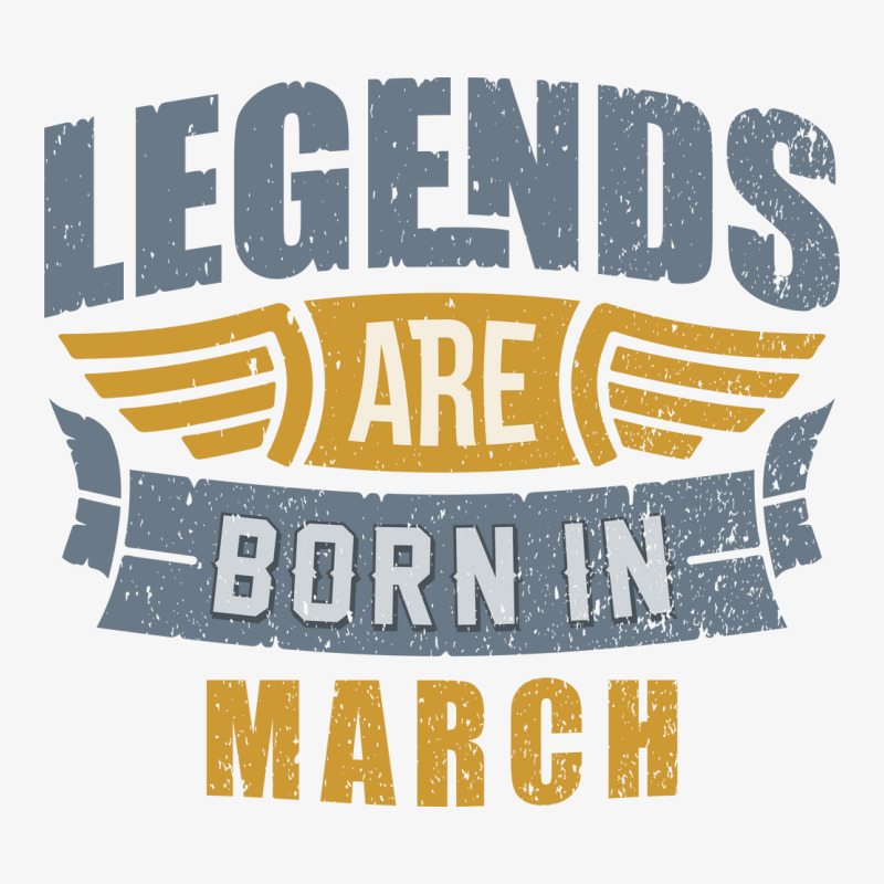 Legend Born March Ladies Fitted T-Shirt by hoseptrinty | Artistshot