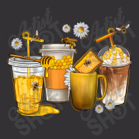 Coffee Cups Bumble Bee Vintage Hoodie And Short Set | Artistshot