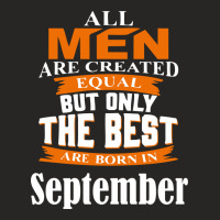 All Men Are Created (september) Ladies Fitted T-shirt | Artistshot