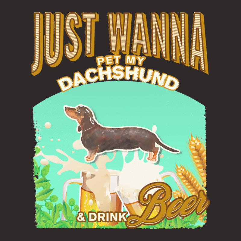 Black Tan Dachshund T  Shirt Dog Owner, Just Wanna Pet My Black & Tan Racerback Tank by carley82214 | Artistshot