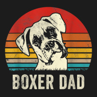 Mens Vintage Boxer Dad Ever Daddy Gifts Dog Dad Father T Shirt Hoodie & Jogger Set | Artistshot