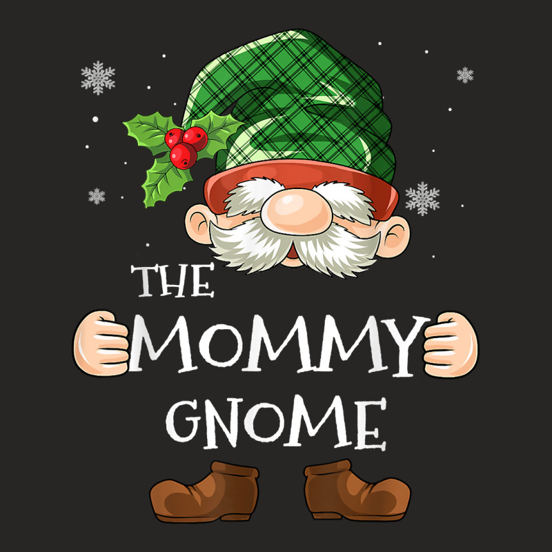 Mommy Gnome Matching Family Group Christmas Party Pajama T Shirt Ladies Fitted T-Shirt by men.adam | Artistshot