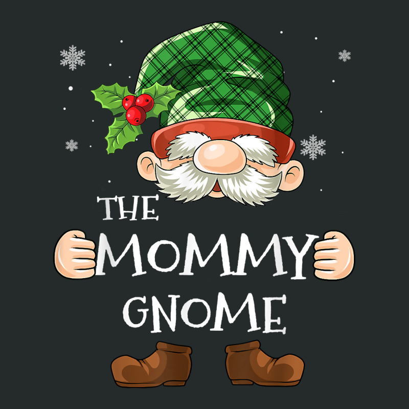 Mommy Gnome Matching Family Group Christmas Party Pajama T Shirt Women's Triblend Scoop T-shirt by men.adam | Artistshot