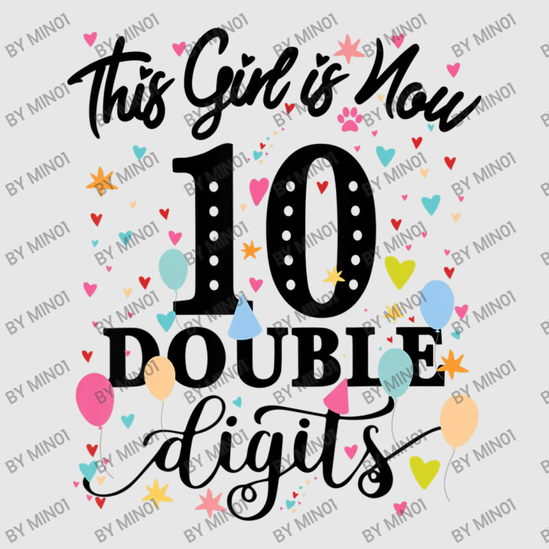 10th Birthday This Girl Is Now 10 Double Digits Hoodie & Jogger Set | Artistshot