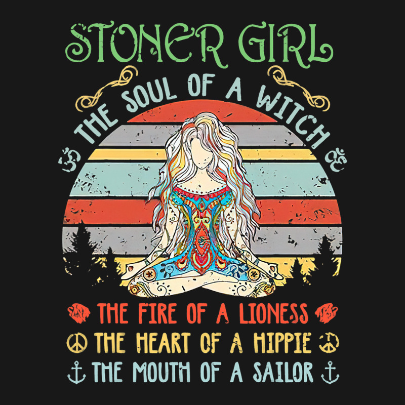 Stoner Girl Soul Of A Witch Mouth Of A Sailor Flannel Shirt | Artistshot