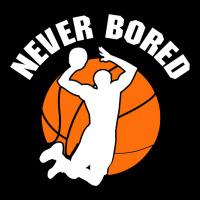 Never Bored Shoot Hoop Basketball Game Dribbling V-neck Tee | Artistshot