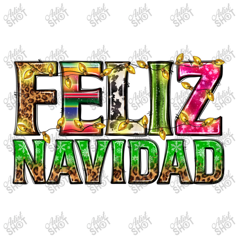 Feliz Navidad With Pattern Raglan Crop Top by enoddigitalart@gmail.com | Artistshot