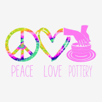 Pottery Ceramics Artist Peace Love Pottery Camper Cup | Artistshot