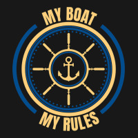 My Boat My Rules Seaman Sailor Mariner Seafarer Oc Flannel Shirt | Artistshot