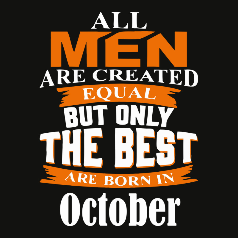 All Men Are Created (october) Scorecard Crop Tee by hoseptrinty | Artistshot