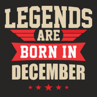 Legend Are Born In December Ladies Fitted T-shirt | Artistshot