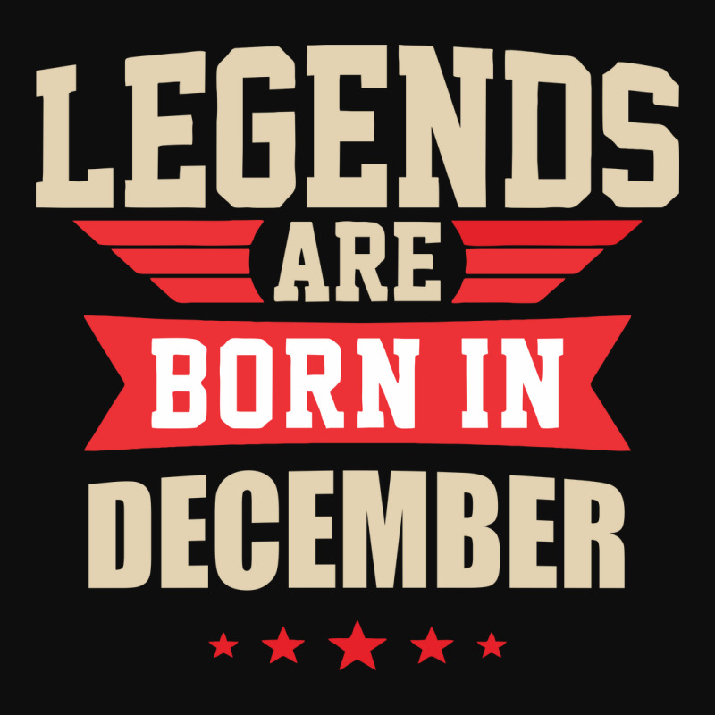 Legend Are Born In December Crop Top by didiergrobak | Artistshot