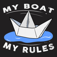 My Boat Rules Law Ship Sailor Port Pub Captain 1 T-shirt | Artistshot