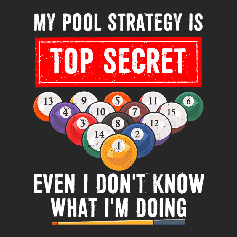 My Pool Strategy Is Top Secret Even I Dont Know Bi Men's T-shirt Pajama Set | Artistshot