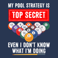 My Pool Strategy Is Top Secret Even I Dont Know Bi Men Denim Jacket | Artistshot