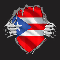 Puerto Rico Roots Flag Heritage Puerto Rican Dna V T-shirt | Artistshot