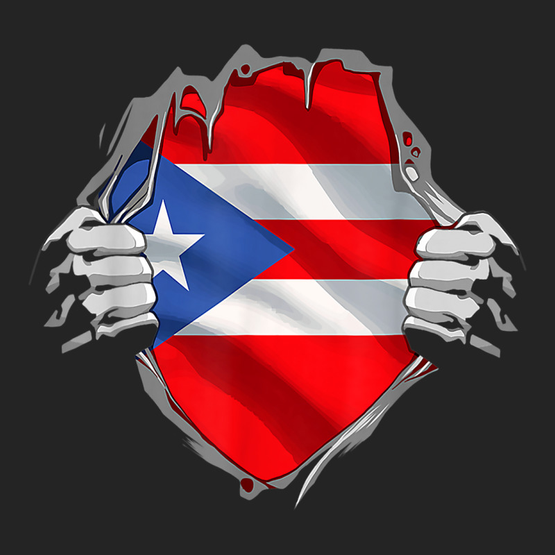 Puerto Rico Roots Flag Heritage Puerto Rican Dna V 3/4 Sleeve Shirt | Artistshot