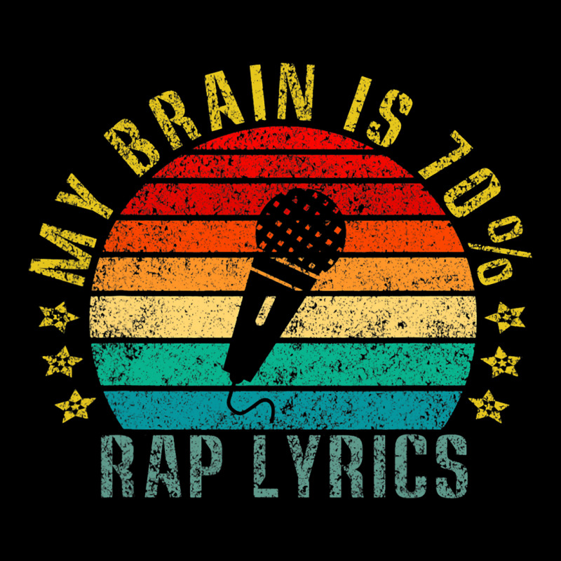 My Brain Is 70 Rap Lyrics Funny Retro Pocket T-shirt | Artistshot