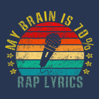 My Brain Is 70 Rap Lyrics Funny Retro Men Denim Jacket | Artistshot