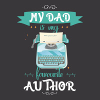 My Dad Is My Favorite Author Writer Ladies Curvy T-shirt | Artistshot