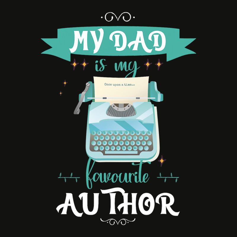 My Dad Is My Favorite Author Writer Scorecard Crop Tee by NariahPringle | Artistshot