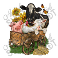 Farm Animals Wagon Raglan Crop Top | Artistshot