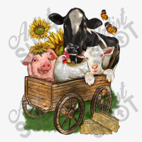 Farm Animals Wagon Ladies Fitted T-shirt | Artistshot