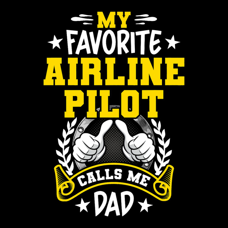 My Favorite Airline Pilot Calls Me Dad V-neck Tee | Artistshot