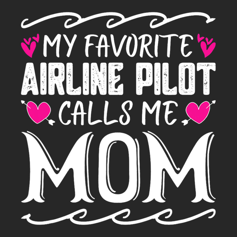 My Favorite Airline Pilot Calls Me Mom Funny Mothe Men's T-shirt Pajama Set | Artistshot