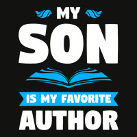 Mens My Son Is My Favorite Author Authors Scorecard Crop Tee | Artistshot