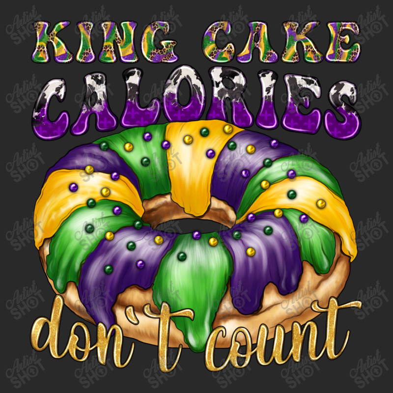 Mardi Gras King Cake Calories Don't Count Printed Hat | Artistshot