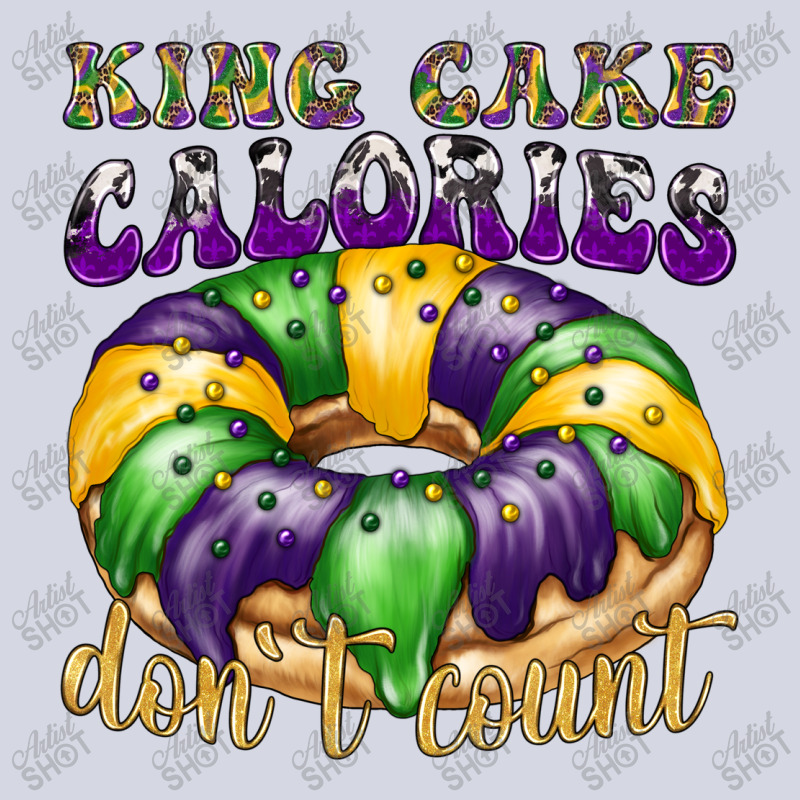 Mardi Gras King Cake Calories Don't Count Fleece Short | Artistshot