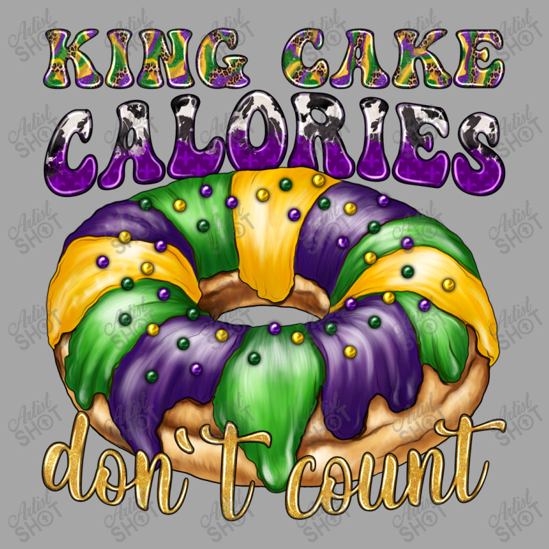 Mardi Gras King Cake Calories Don't Count Men's Polo Shirt | Artistshot