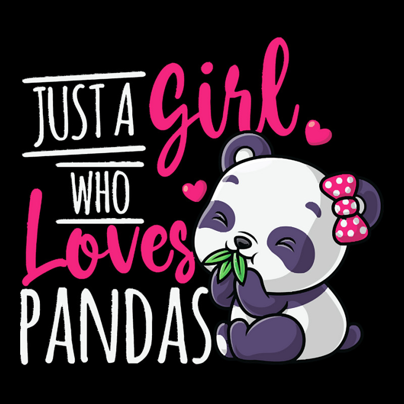 Just A Girl Who Loves Pandas T  Shirt Just A Girl Who Loves Pandas T Lightweight Hoodie | Artistshot