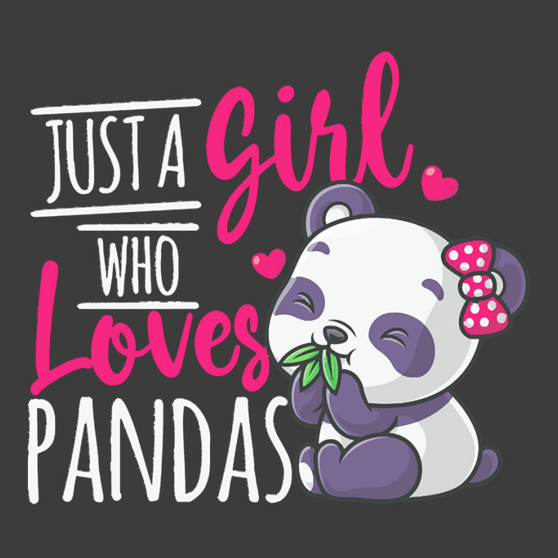 Just A Girl Who Loves Pandas T  Shirt Just A Girl Who Loves Pandas T Men's Polo Shirt | Artistshot