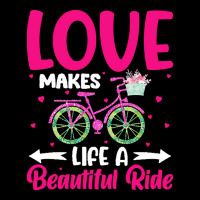 Love Makes Life A Beautiful Ride T  Shirtlove Makes Life A Beautiful R Men's 3/4 Sleeve Pajama Set | Artistshot