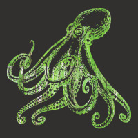 Octopus Artwork T  Shirtoctopus Drawing With Gren Color Gift Idea T  S Champion Hoodie | Artistshot