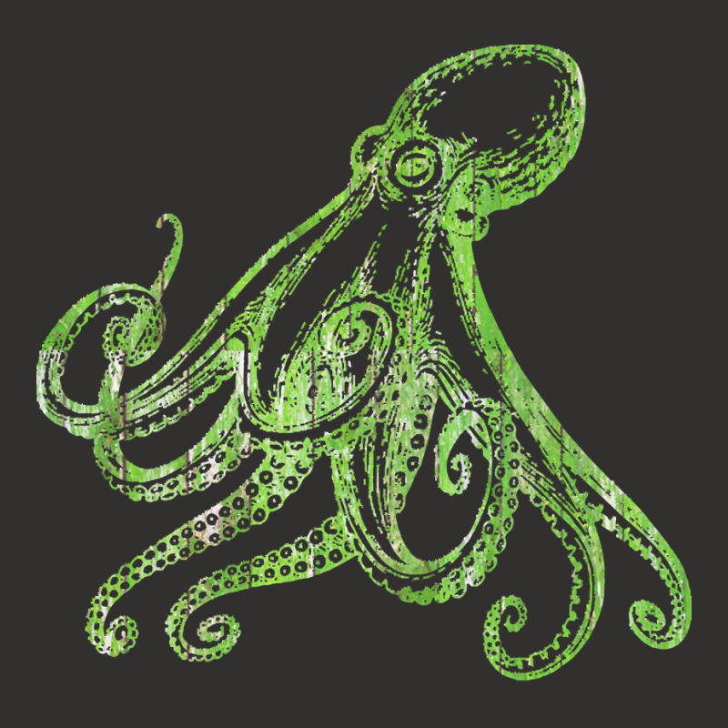 Octopus Artwork T  Shirtoctopus Drawing With Gren Color Gift Idea T  S Champion Hoodie | Artistshot