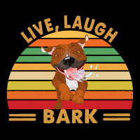 Pitbull T  Shirt Pitbull Live Laugh Bark T  Shirt Pocket T-shirt | Artistshot