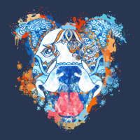 Pitbull T  Shirt Pitbull Watercolor Zentangle, Colorful Dog T  Shirt Men Denim Jacket | Artistshot