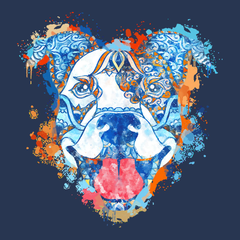 Pitbull T  Shirt Pitbull Watercolor Zentangle, Colorful Dog T  Shirt Men Denim Jacket | Artistshot