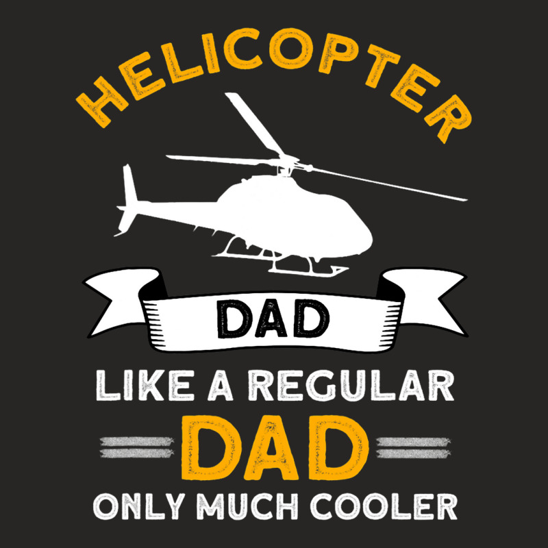 Mens Helicopter Dad Airplane Helicopter Pilot Avia Ladies Fitted T-Shirt by MalikMorsee | Artistshot