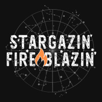 Stargazing Fire Blazing Constellation Astronomy St Graphic T-shirt | Artistshot