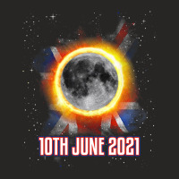 Total Partial Eclipse Shirt June 10 Uk British Lun Ladies Fitted T-shirt | Artistshot