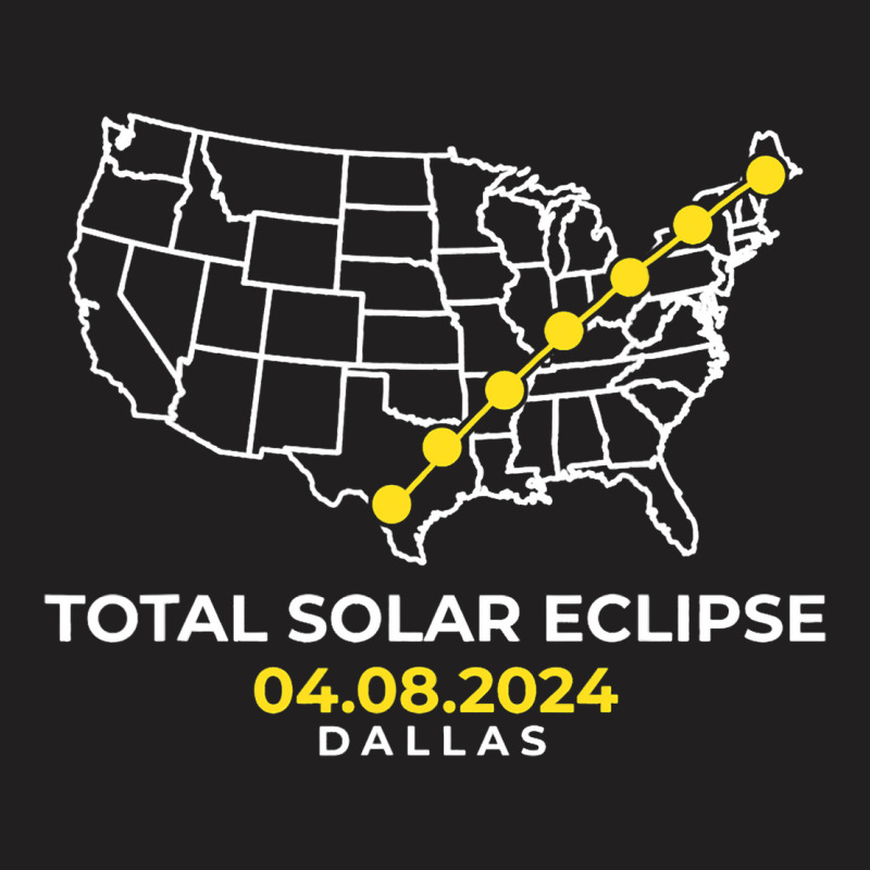 Totality Solar Eclipse Dallas T-Shirt by VailNatale | Artistshot