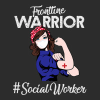 Vintage Frontline Warrior Social Worker Xmas For W Exclusive T-shirt | Artistshot